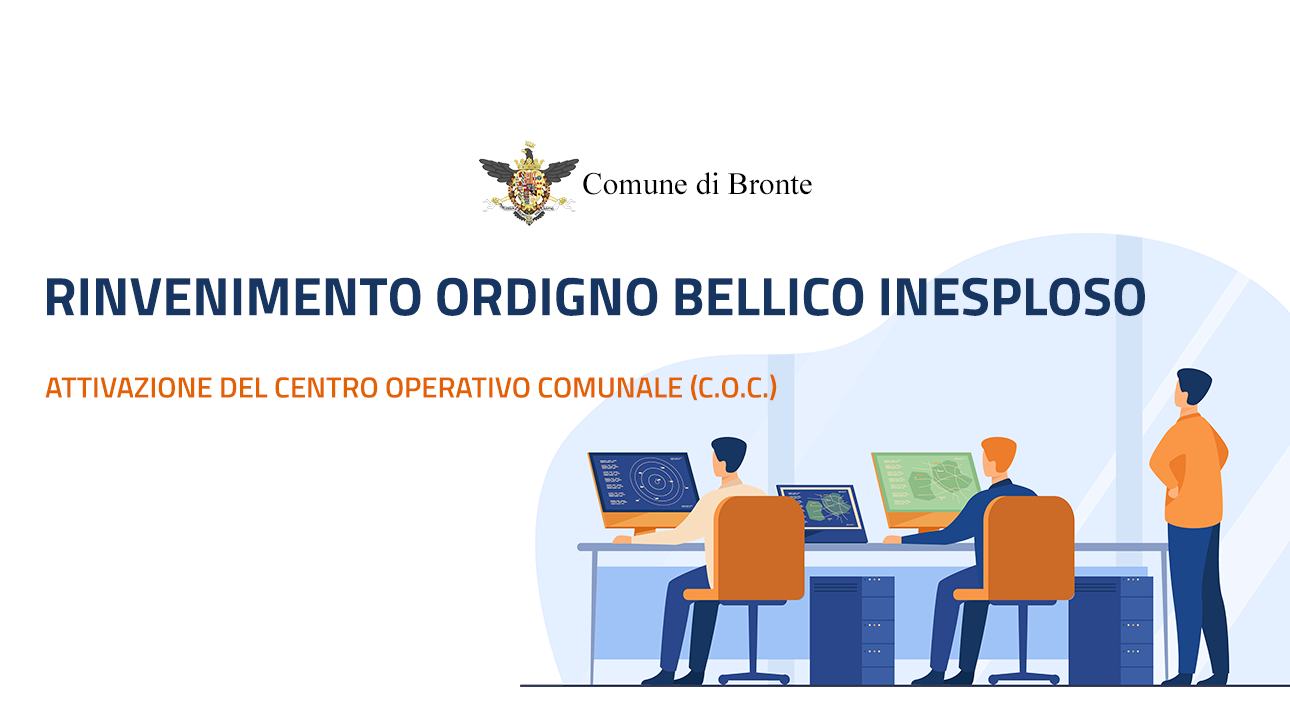 ANTEPRIMA BRONTE 2026 ativazione coc per ordigno bellico