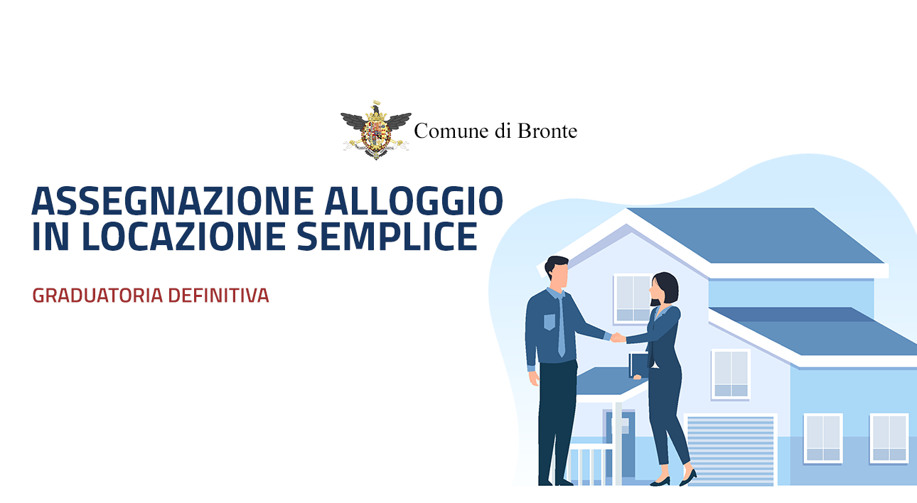 ANTEPRIMA BRONTE 2026 graduatoria assegnazione alloggio