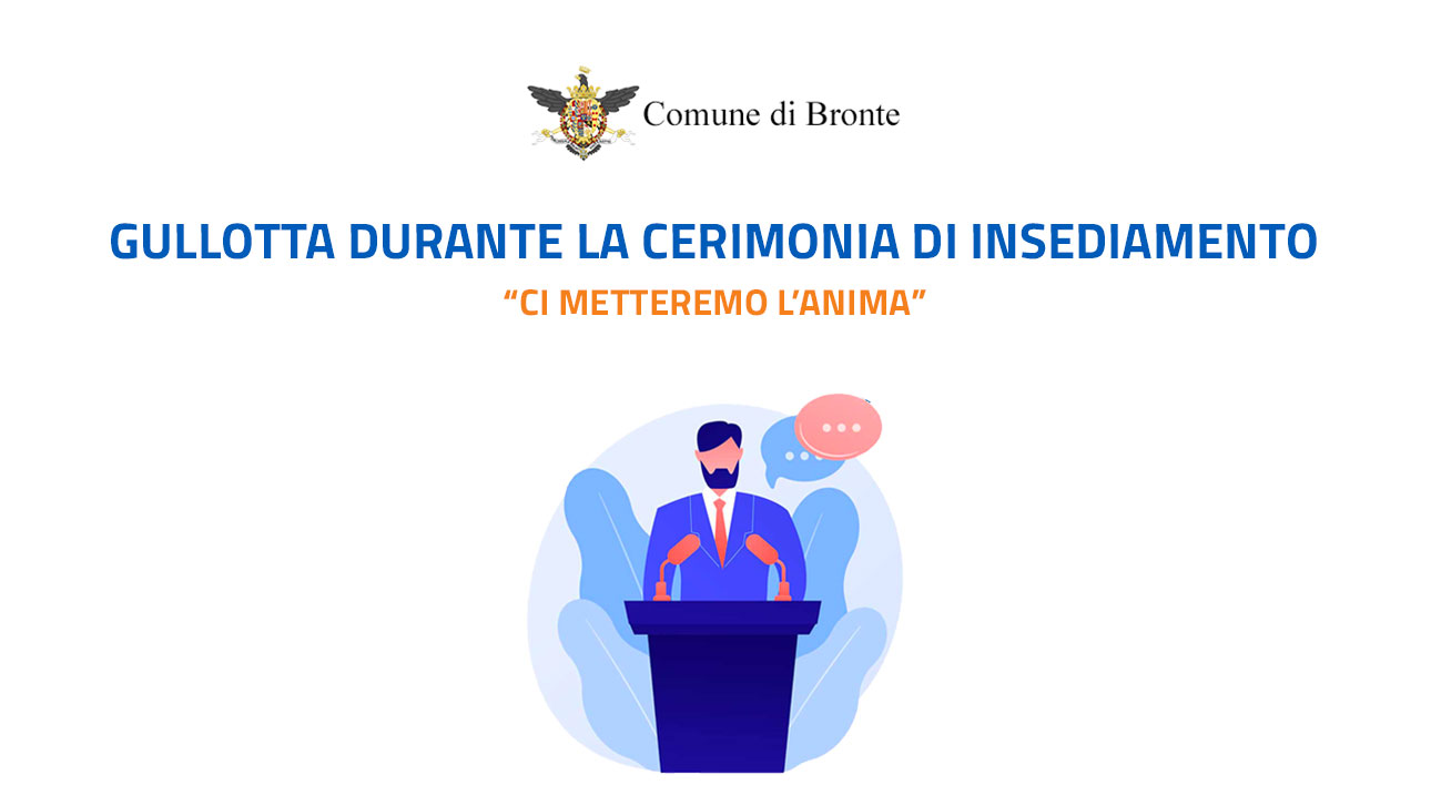 Gullotta cerimonia di insediamento
